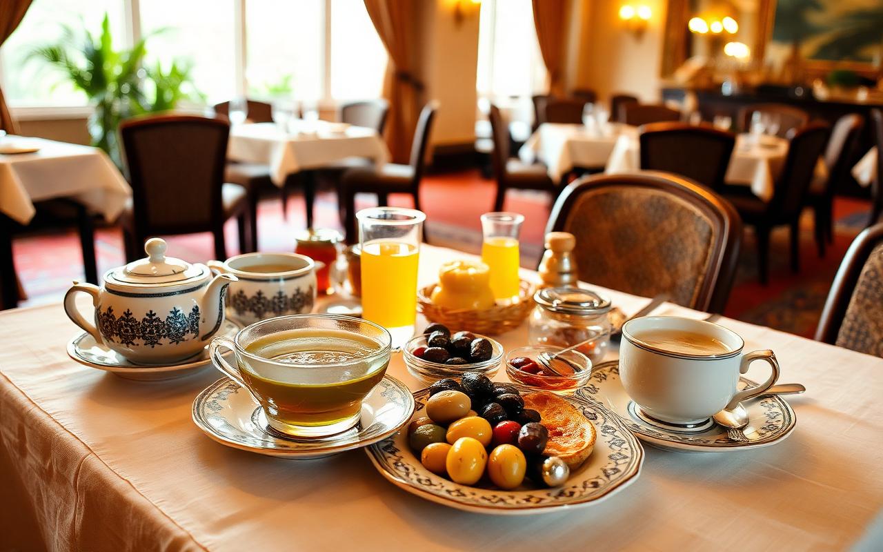 Desayuno y restaurante de inspiración marroquí para demo